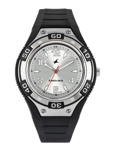 

Fastrack Men Silver-Toned Dial Watch N9333PP01