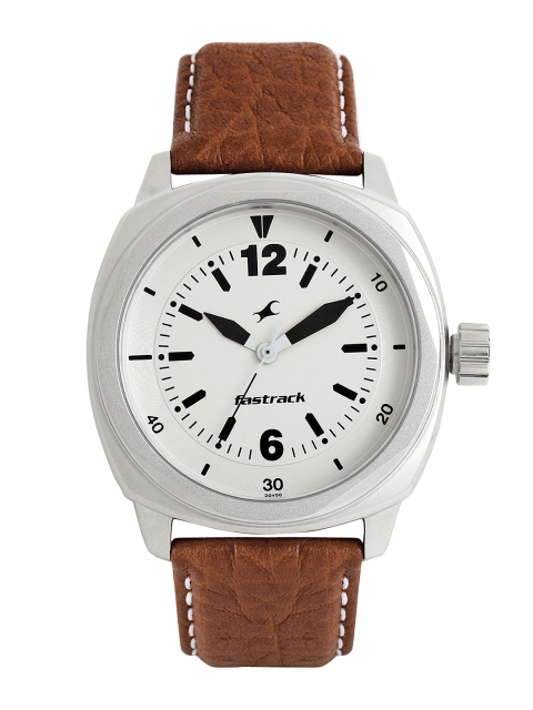 

Fastrack Men Off-White Dial Watch 3076SL03