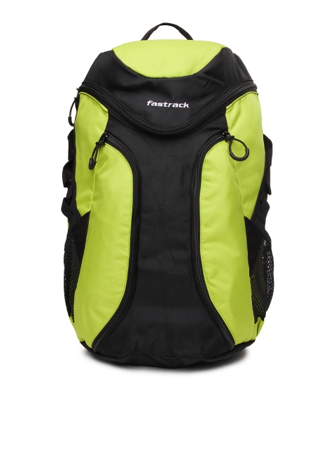 

Fastrack Unisex Lime Green & Black Backpack