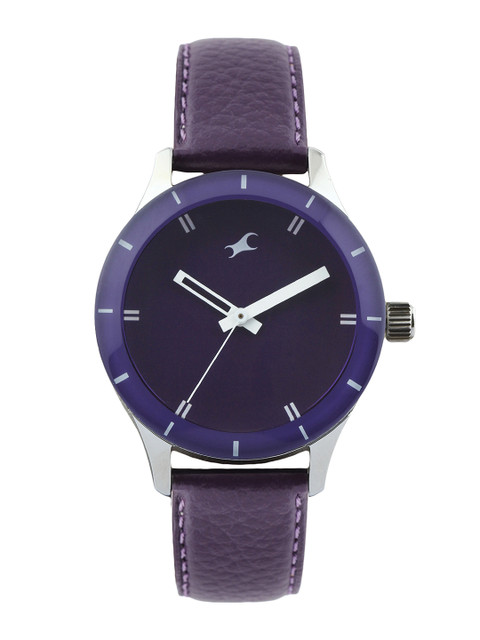 

Fastrack Women Purple Dial Watch 6078SL05