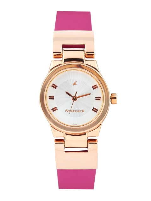

Fastrack Women Silver-Toned Dial Watch 6114WL01