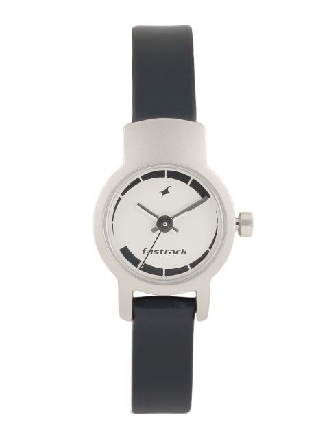 

Fastrack Women White Dial Watch, Navy blue