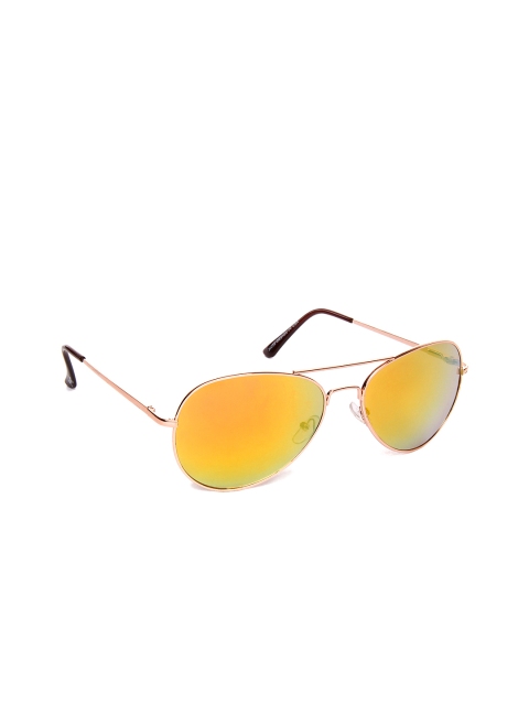 

Floyd Unisex Aviator Sunglasses 30252, Yellow