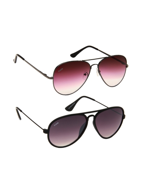 

Floyd Unisex Aviator Sunglasses with Free Gift, Pink