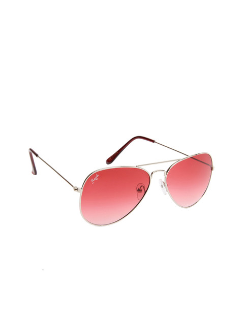 

Floyd Unisex Aviator Sunglasses, Red