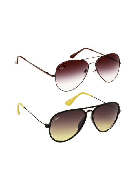 

Floyd Unisex Aviator Sunglasses with Free Gift, Copper