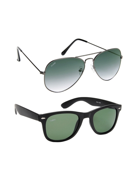 

Floyd Unisex Aviator Sunglasses with Free Gift, Metallic