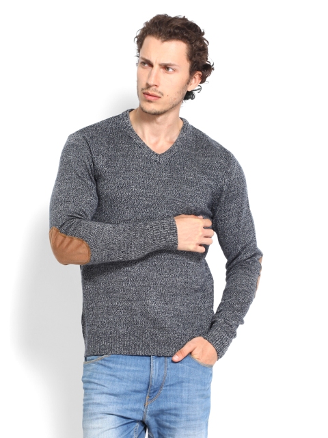 

Flying Machine Men Black & Grey Sweater
