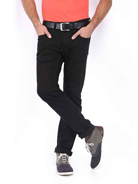 

Flying Machine Men Black Prince Slim Fit Stretchable Jeans