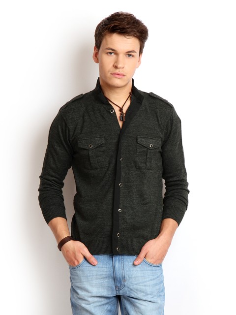

Flying Machine Men Black Sweater