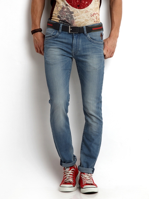 

Flying Machine Men Blue Jackson Skinny Fit Jeans