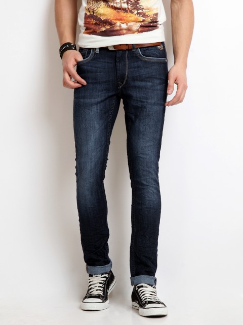 

Flying Machine Men Blue Jackson Skinny Fit Jeans