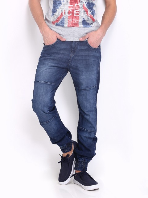 

Flying Machine Blue Joggers Slim Fit Jeans