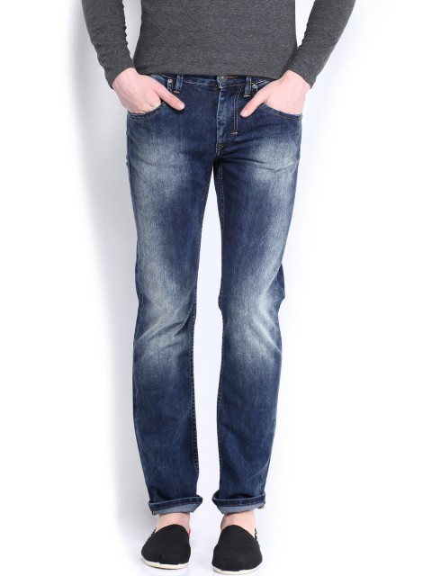 

Flying Machine Men Blue Michael Slim Tapered Fit Stretchable Jeans