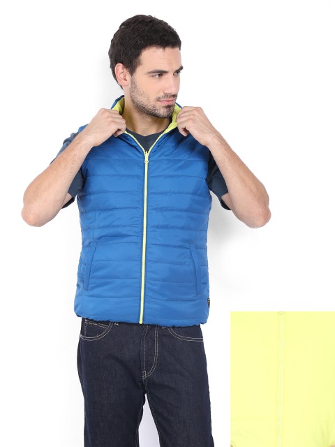 

Flying Machine Men Blue Padded Reversible Jacket