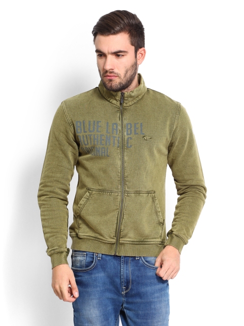 

Flying Machine Men Green Sweatshirt