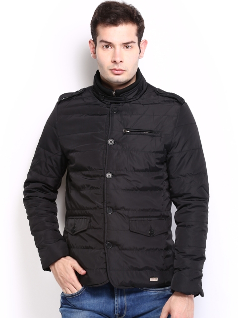 

Flying Machine Men Black Padded Jacket