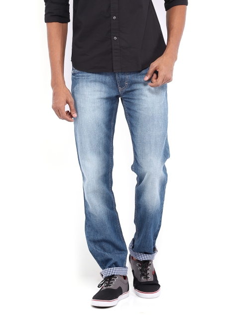 

Flying Machine Men Blue Prince Slim Fit Jeans