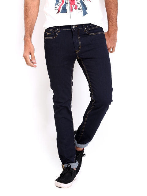 

Flying Machine Men Navy Jackson Skinny Fit Jeans, Navy blue