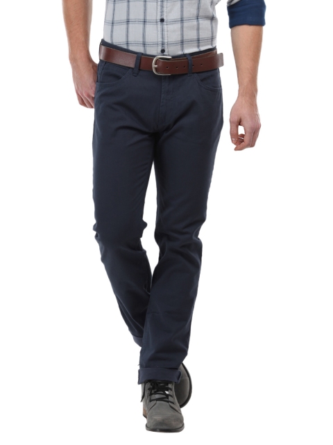 

Flying Machine Men Navy Trousers, Navy blue