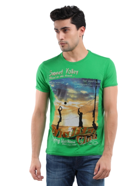

Flying Machine Men Vibrant green T-Shirt