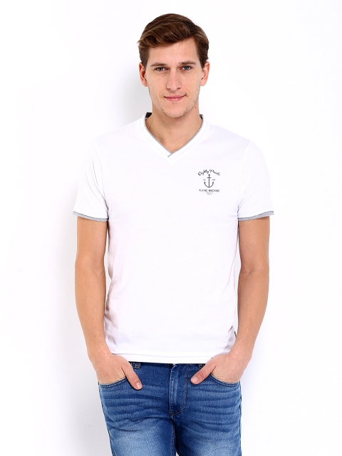 

Flying Machine Men White T-shirt