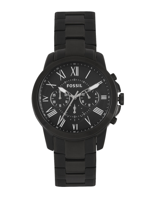 

Fossil Men Black Dial Watch FS4832I
