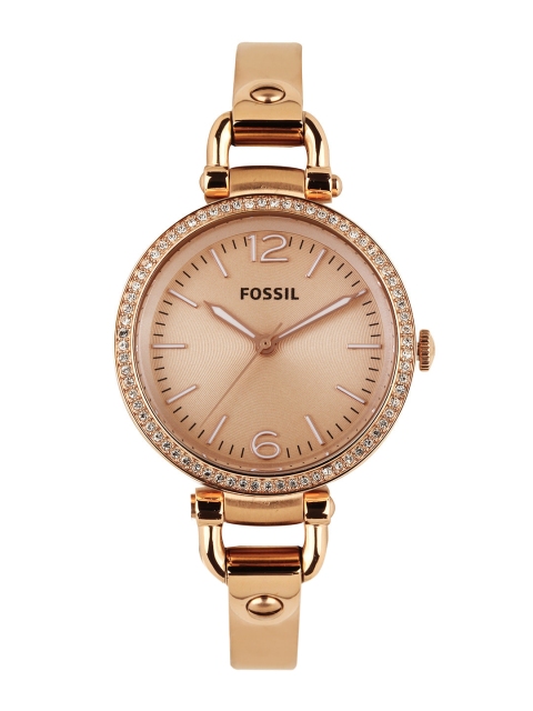 

Fossil Women Rose Gold-Toned Dial Watch ES3226
