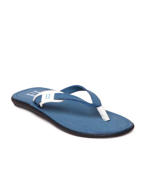 

Franco Leone Men Blue Leather Sandals