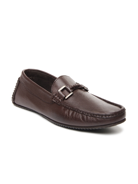 

Franco Leone Men Brown Leather Casual Shoes