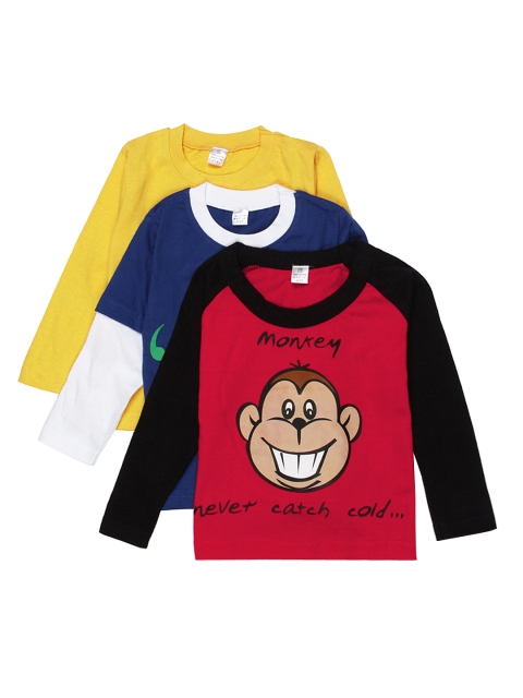 Boys Pack of 3 Printed T-shirts