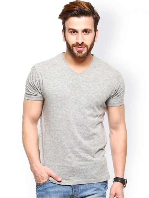 

GRITSTONES Men Grey T-shirt