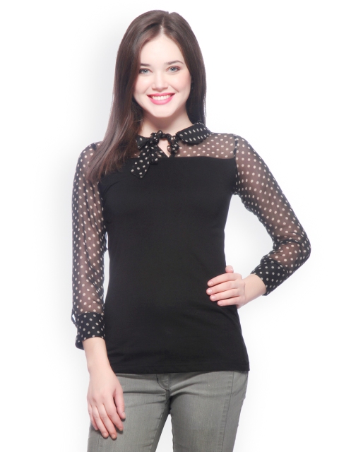 

GRITSTONES Women Black Top
