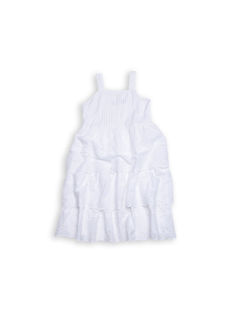 

Gini and Jony Girls White A-Line Dress