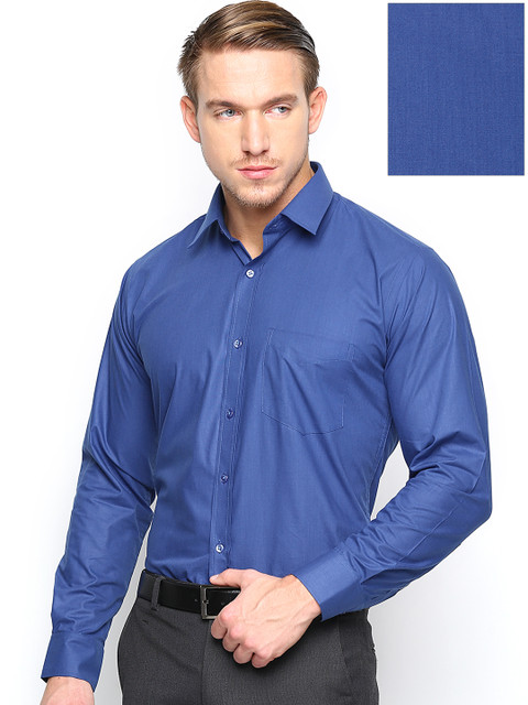 

Hancock Blue Slim Fit Formal Shirt