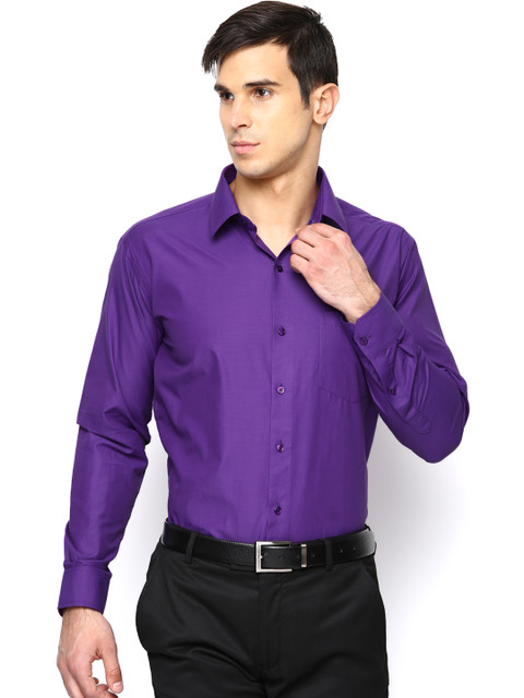 

Hancock Purple Slim Fit Formal Shirt