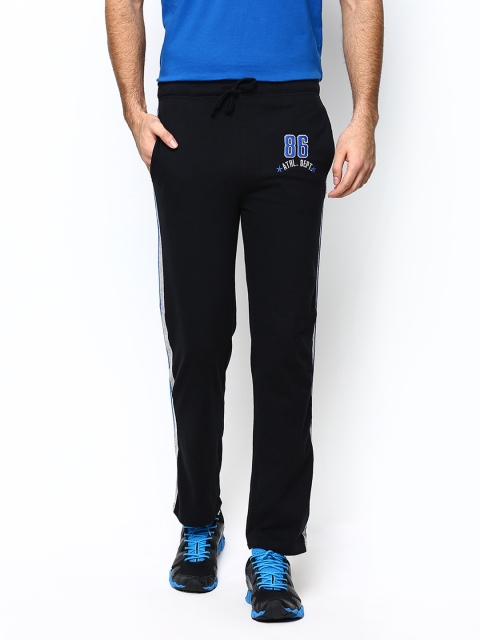 

Hanes Men Black Track Pants