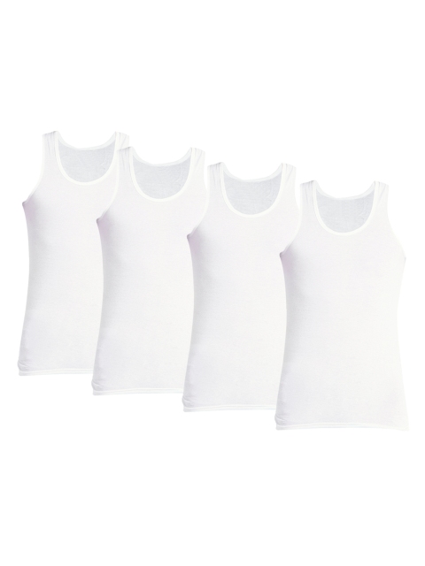 

Hanes Men Pack of 4 Innerwear Vests C005-001-P4, White
