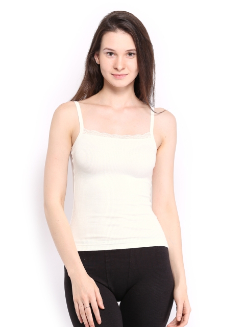 

Hanes Women White Thermal Camisole T130-283