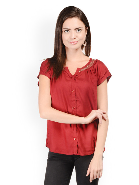 

Hapuka Women Maroon Top
