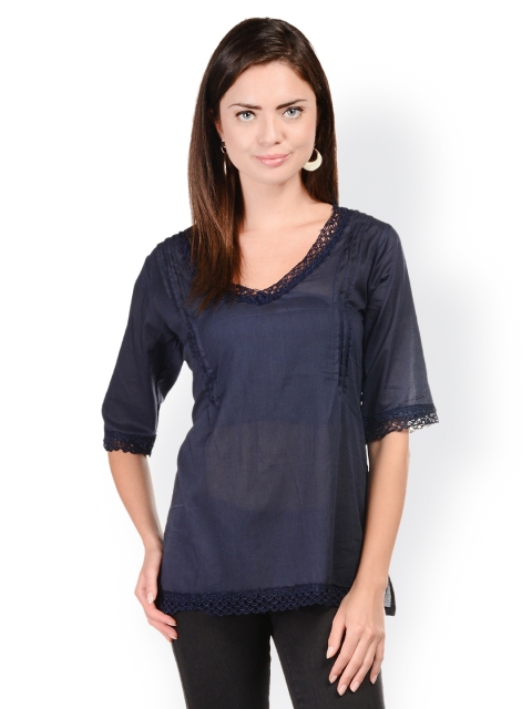 

Hapuka Women Navy Top, Navy blue