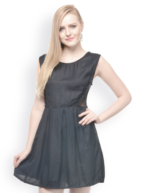 

Hapuka Black Fit & Flare Dress