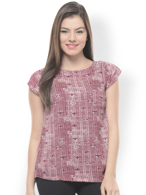 

Hapuka Women Red Printed top