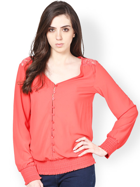 

Harpa Women Coral Red Top