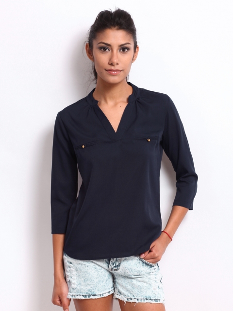 

Harpa Women Navy Top, Navy blue