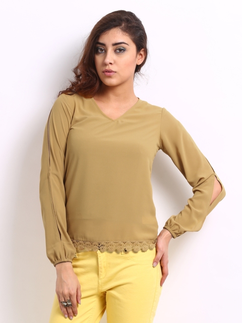 

Harpa Women Mustard Brown Top