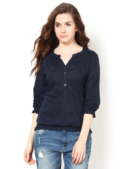 

Harpa Women Navy Top, Navy blue