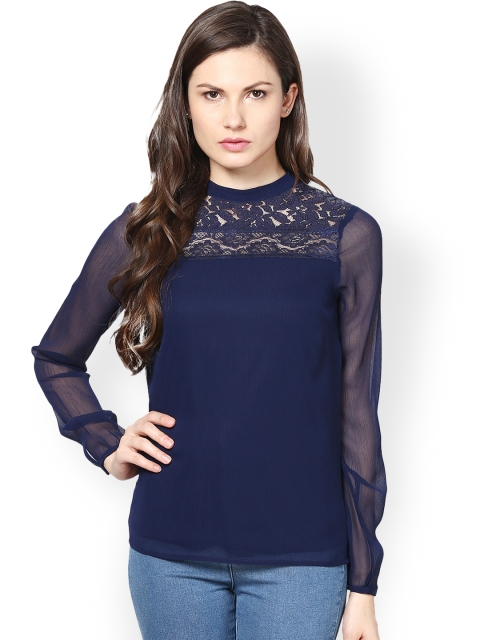 

Harpa Women Navy Top, Navy blue
