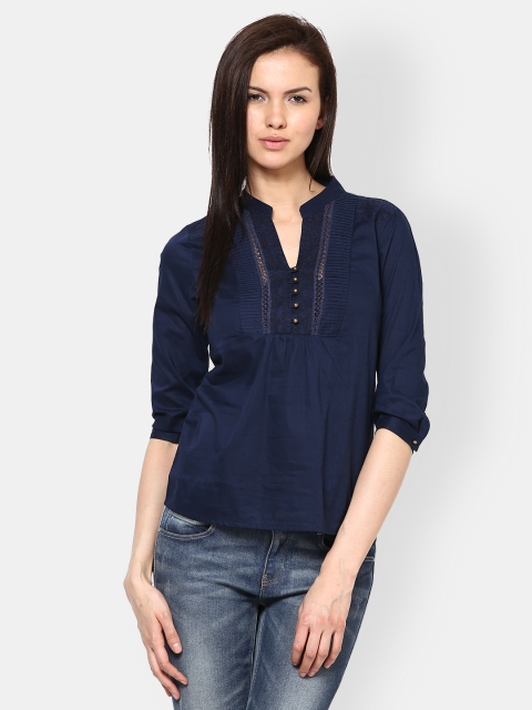 

Harpa Women Navy Blue Top