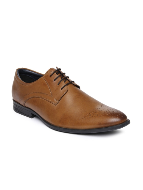 

Hush Puppies By Bata Men Brown Leather Semiformal Shoes